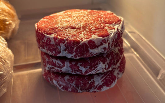 Hambúrguer congelado com Sachê