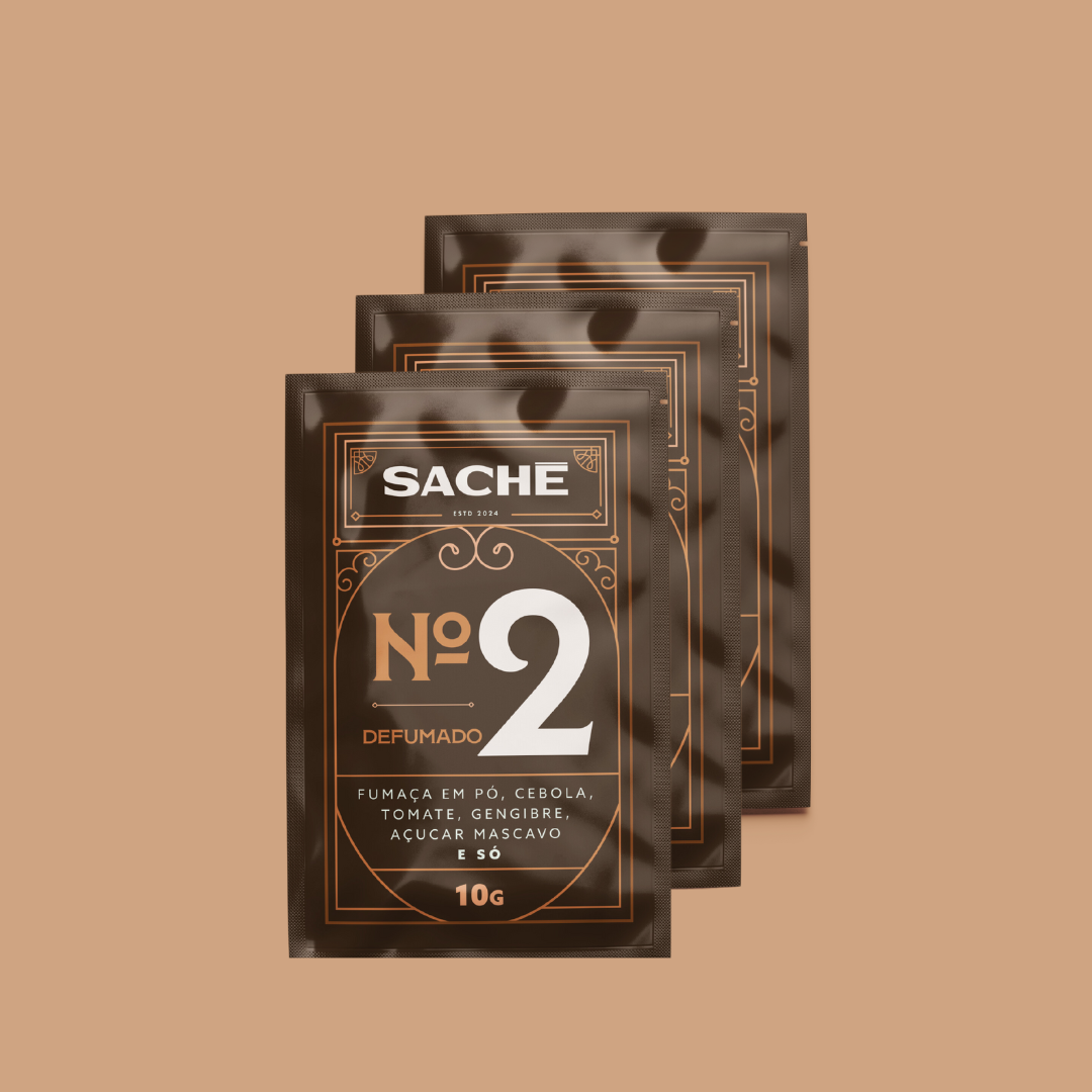 Sachê nº 2 | Kit c/ 3 unidades de tempero natural defumado
