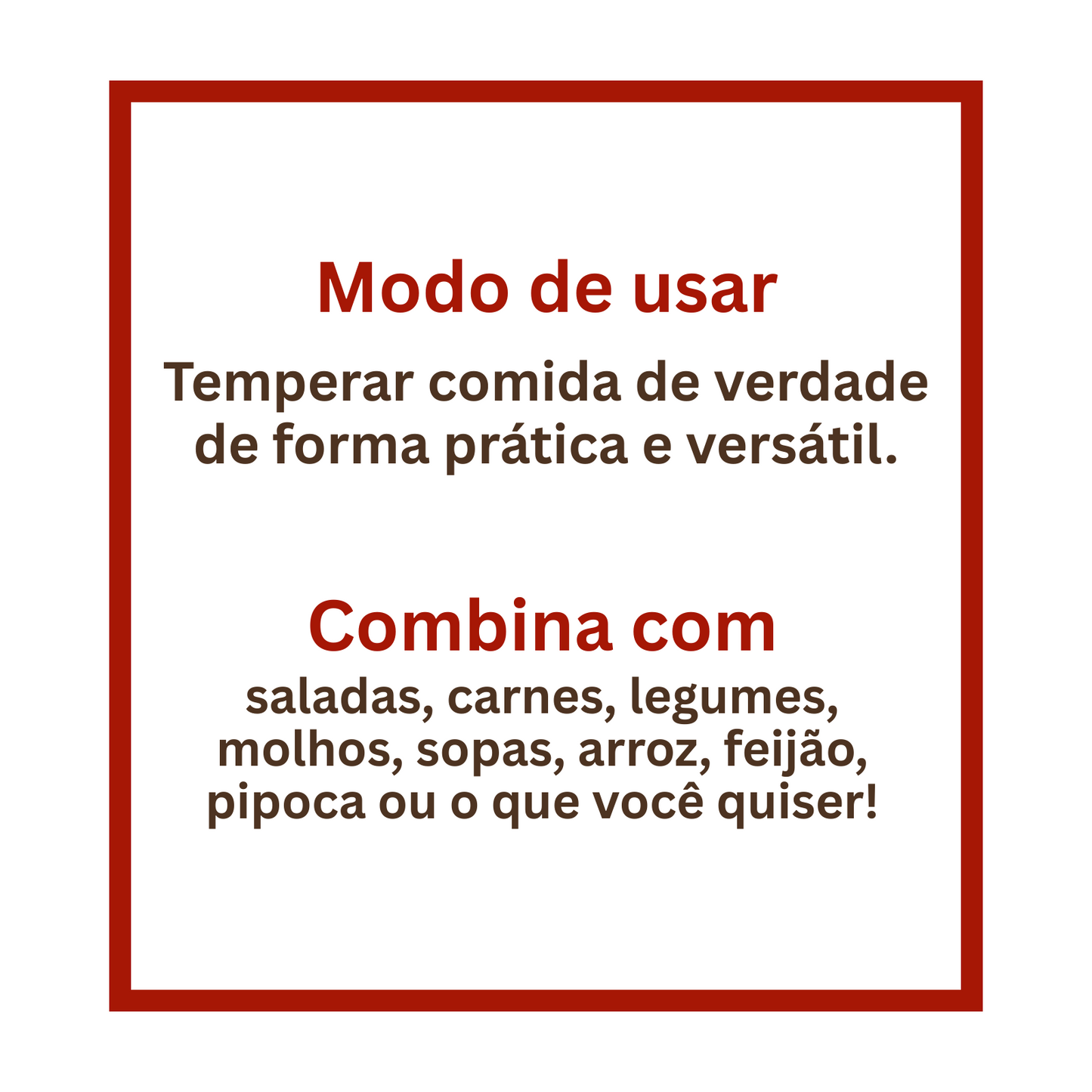 Caixa 9 Sachês | Tempero natural básico, defumado e picante