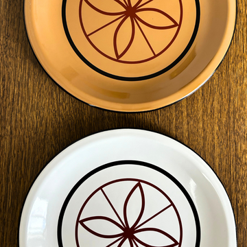 Plato llano blanco Colección Clásica Vintage