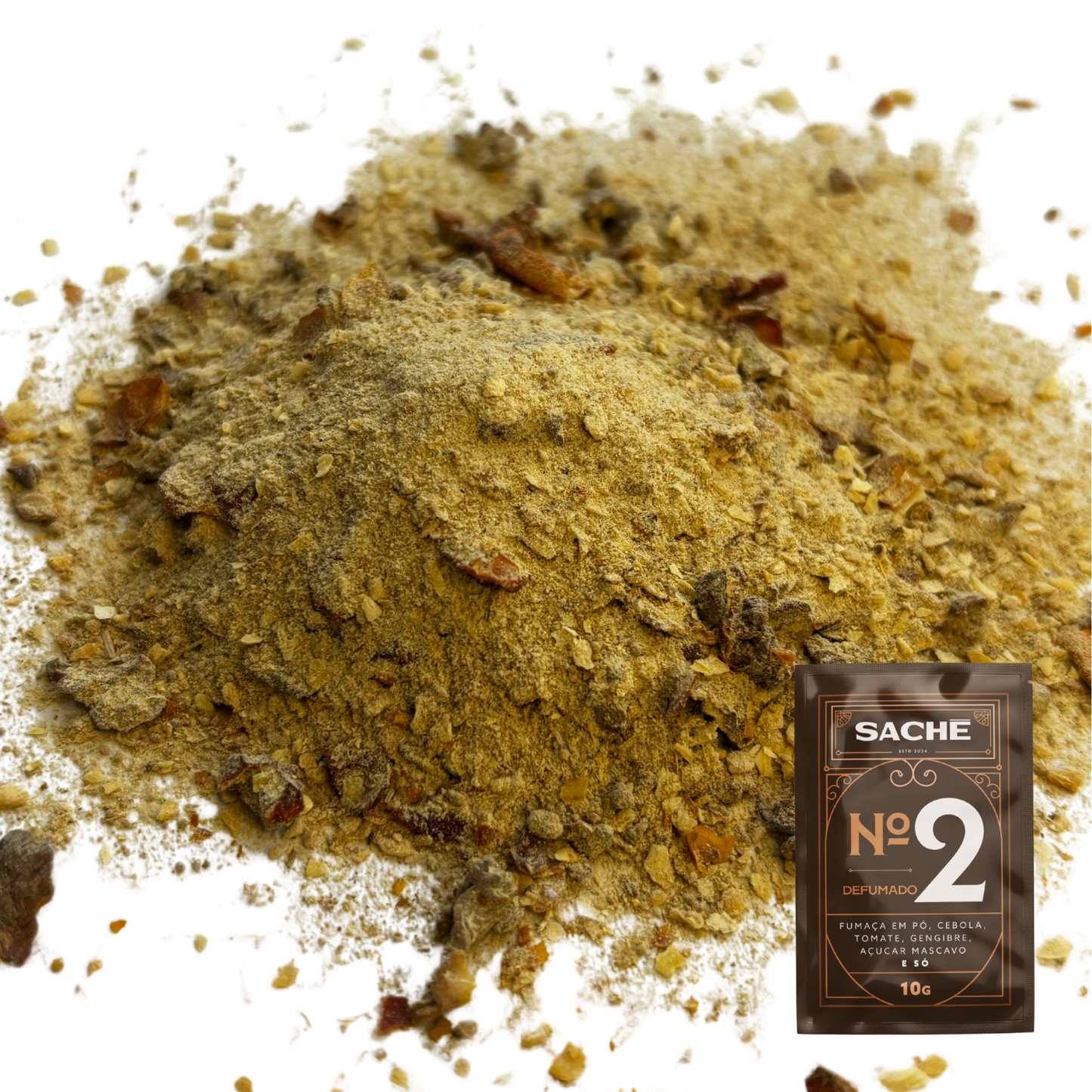 Caixa 9 Sachês | Tempero natural básico, defumado e picante