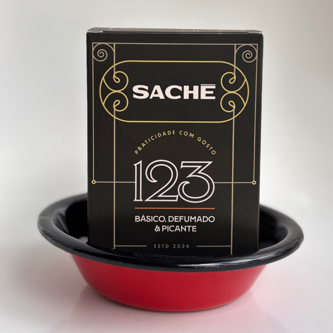 Conjunto | 1 Cumbuca esmaltada + Box  de temperos naturais