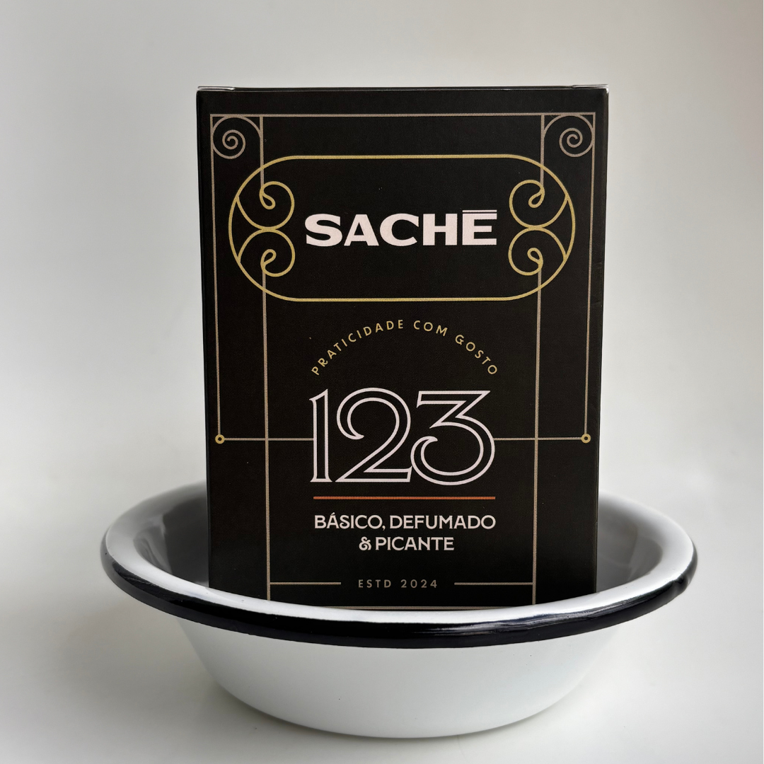 Conjunto | 1 Cumbuca esmaltada + Box  de temperos naturais