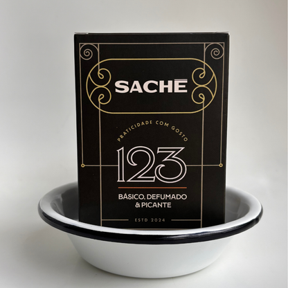 Conjunto | 1 Cumbuca esmaltada + Box  de temperos naturais