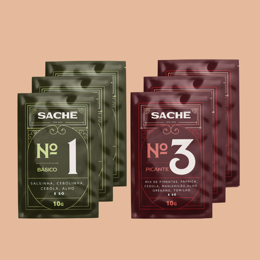 Kit Sachês nº 1 e nº3 | 6 unidades