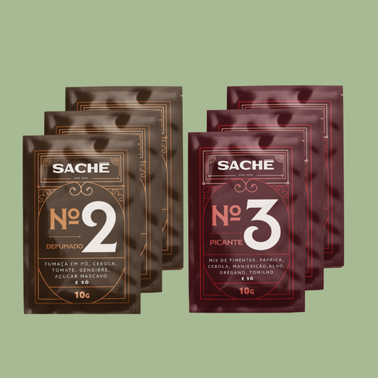 Kit Sachês nº 2 e nº3 | 6 unidades