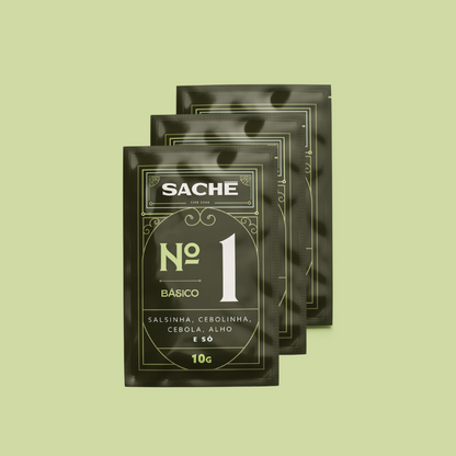 Sachê nº 1 | Kit c/ 3 unidades de tempero natural
