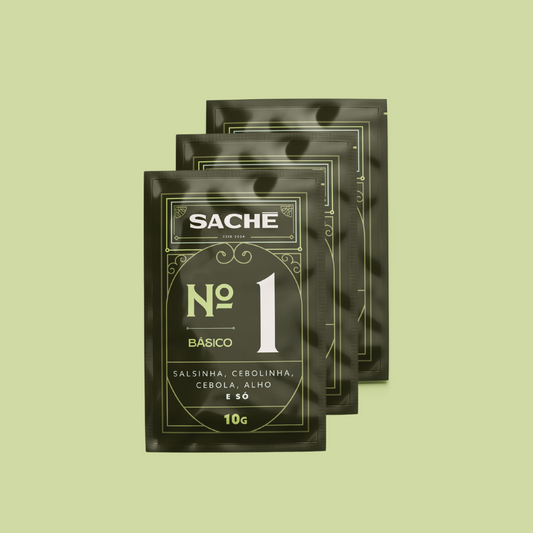 Sachê nº 1 | Kit c/ 3 unidades de tempero natural