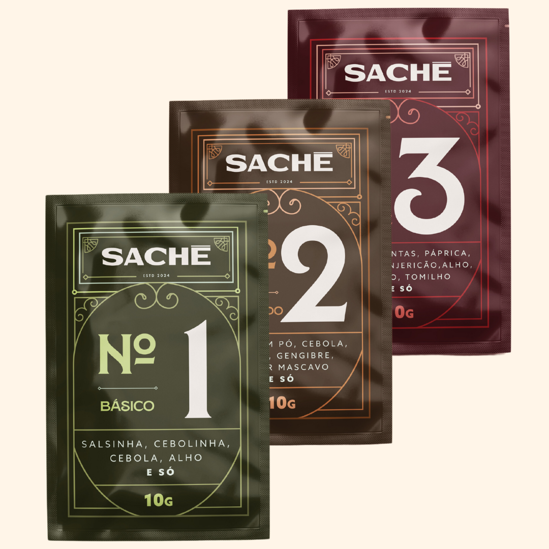 Uno de cada 3 Sachês Básico Ahumado y Picante